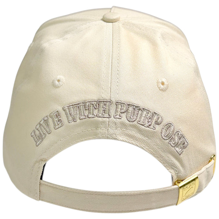 Blac Leaf Logo Core Cream Trucker Hat