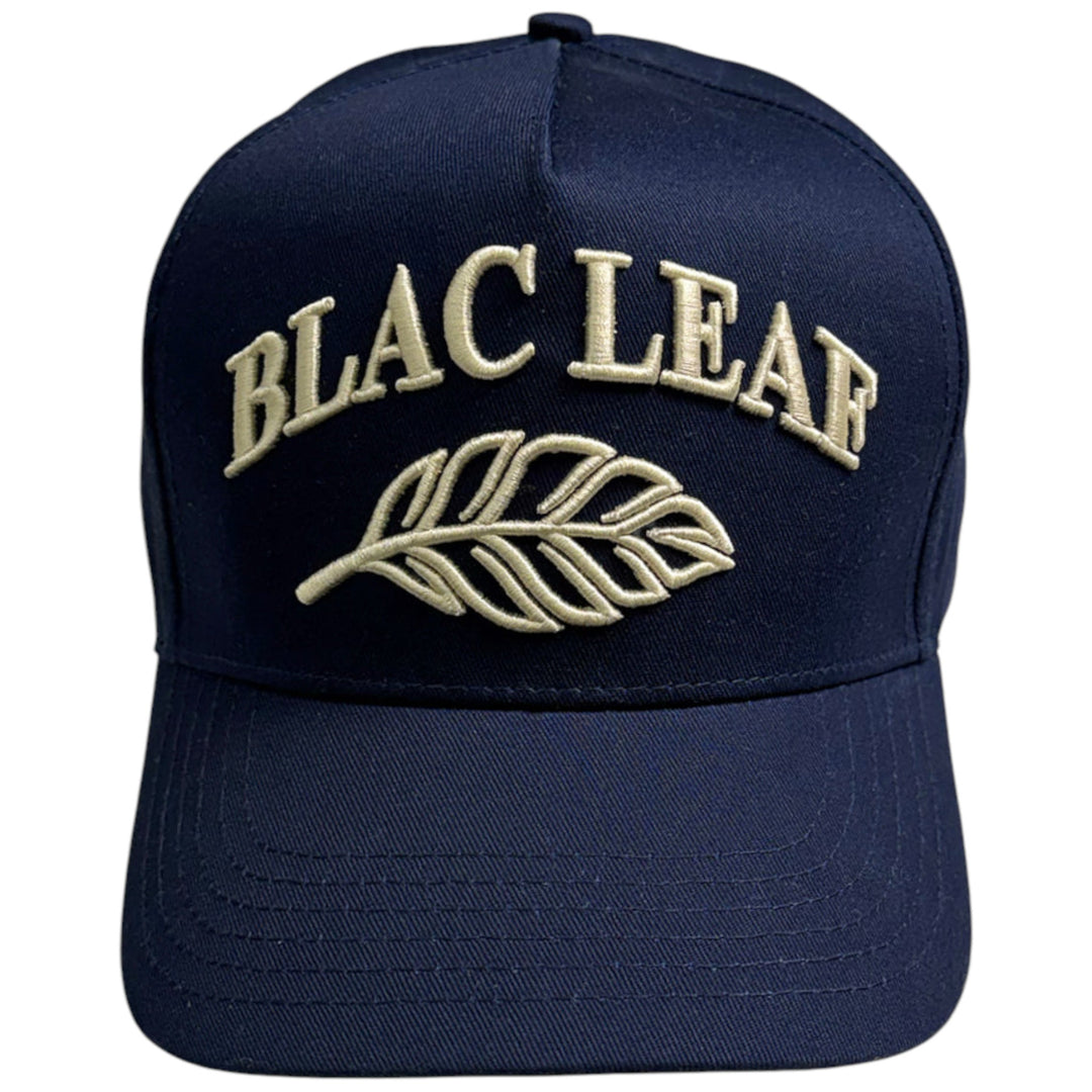 Blac Leaf Logo Core Navy Trucker Hat
