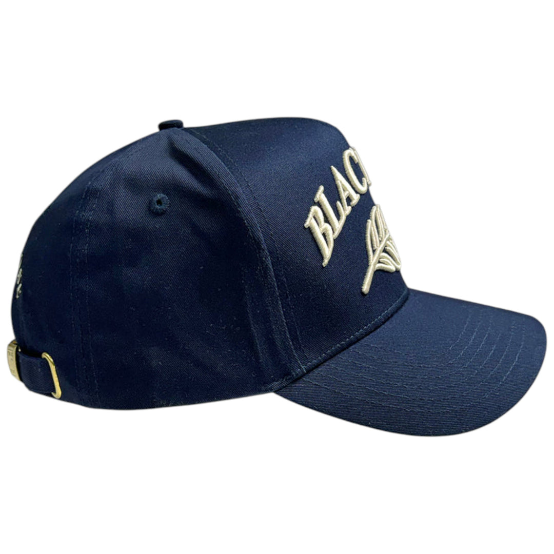 Blac Leaf Logo Core Navy Trucker Hat