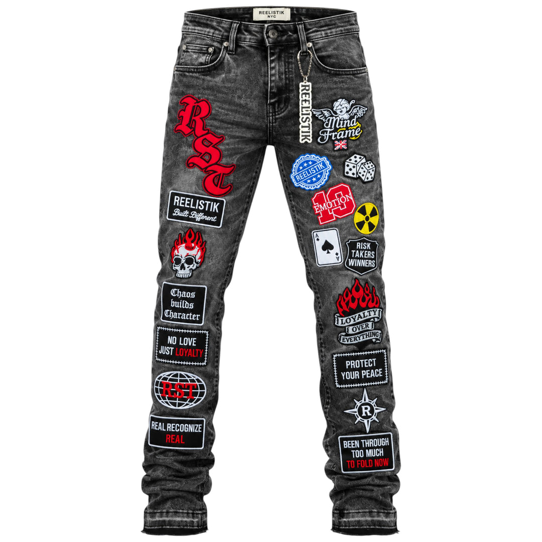 Reelistik RST-014 Chaos Slim Jean Light Grey