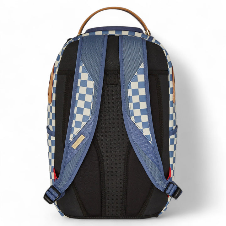 sprayground letter checkers  backbag