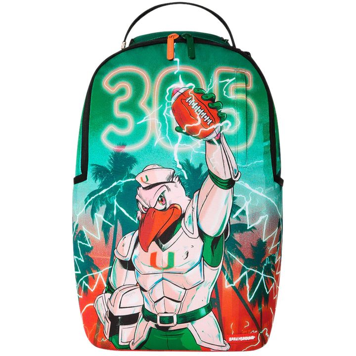 Sprayground UNIVERSITY OF MIAMI EPIC LIGHTNING DLXSR BACKPACK