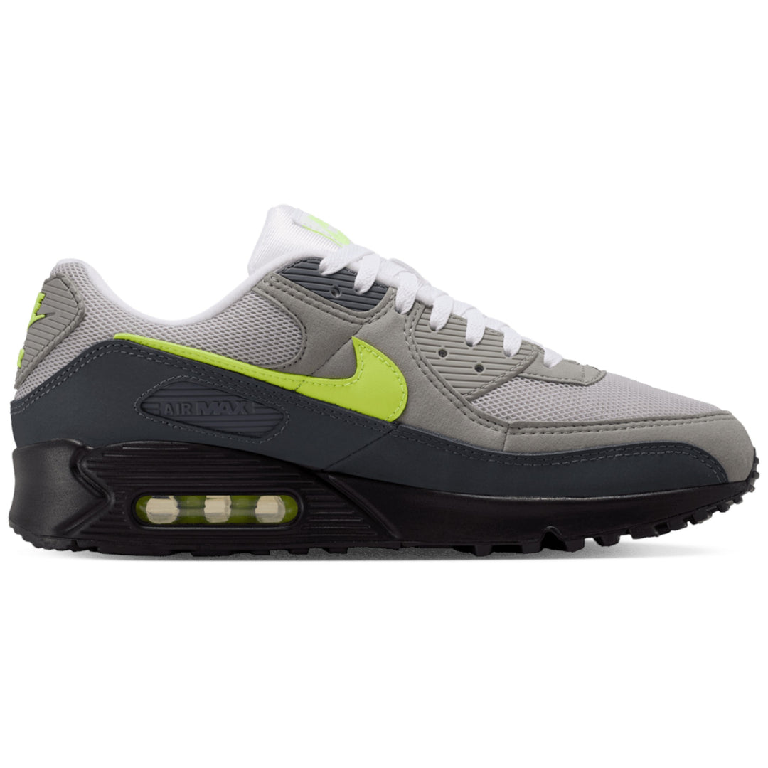 Nike Air Max 90 Black, Neon Yellow, Grey