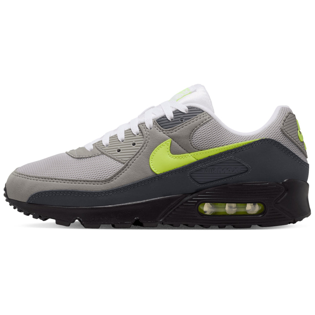 Nike Air Max 90 Black, Neon Yellow, Grey
