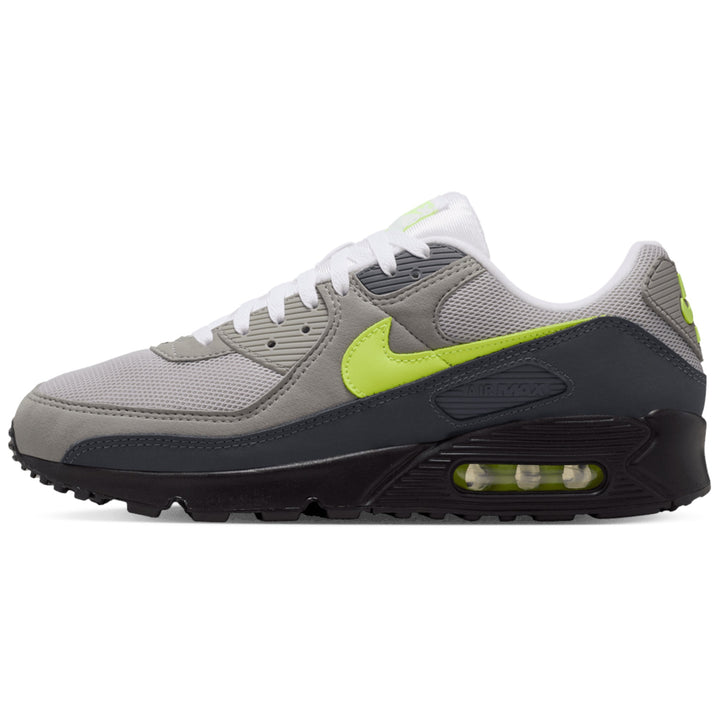 Nike Air Max 90 Black, Neon Yellow, Grey