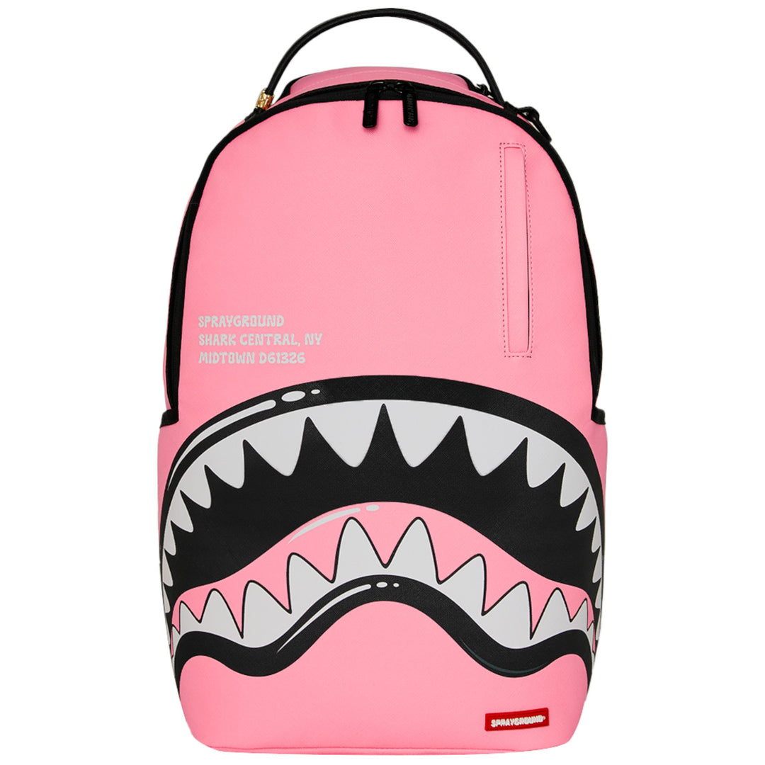 Sprayground SHARK CENTRAL BUBBLY PINK DLXSV BACKPACK