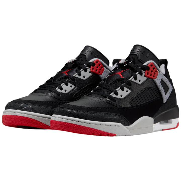 Jordan Spizike Low “Bred”Black Wolf Grey Gym Red