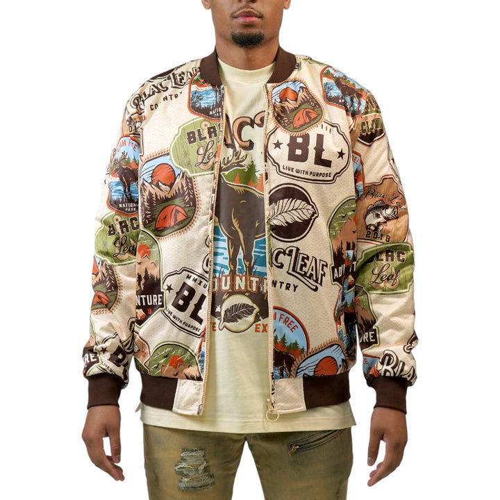 Blac Leaf Hunting Club Reversible Bomber Jacket