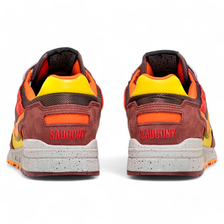 Saucony Unisex Shadow 5000 Orange, Yellow, Burgundy