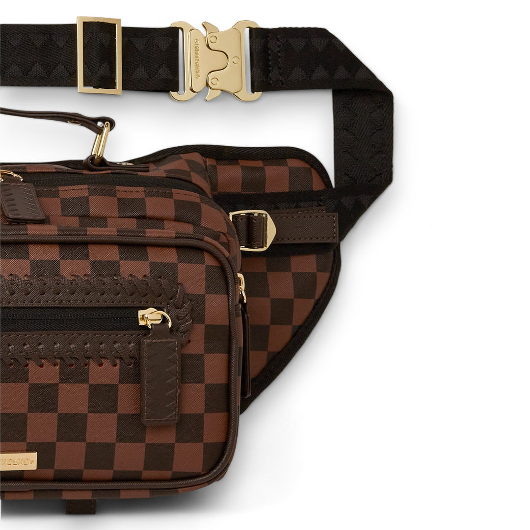 Sprayground Core Embossed Check Cargo Crossbody