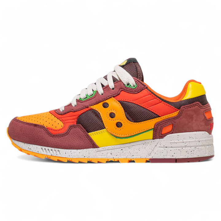 Saucony Unisex Shadow 5000 Orange, Yellow, Burgundy