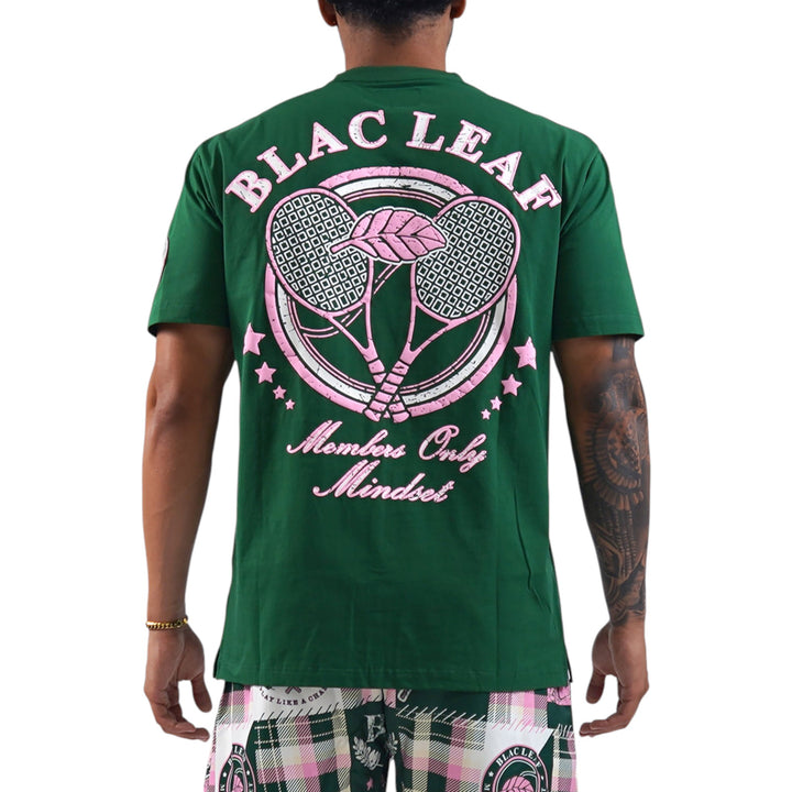 Blac Leaf Members Only Mindset Green Shirt