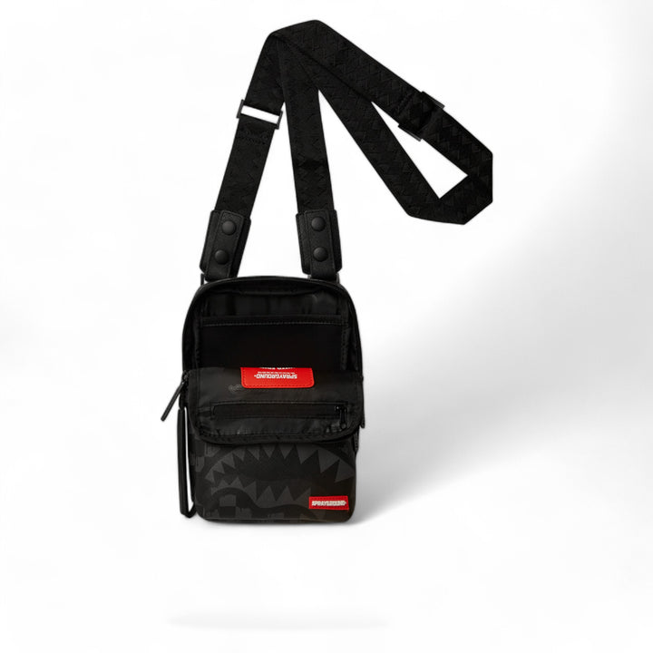 Sprayground Hangover Drip Check Sling Bag