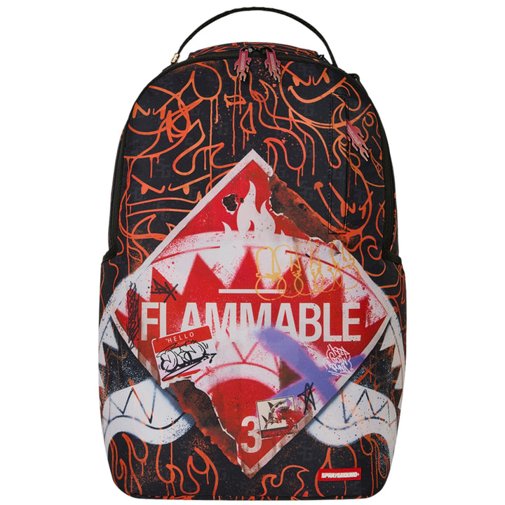 Sprayground FLAMMABLE SIGN DLXSR BACKPACK