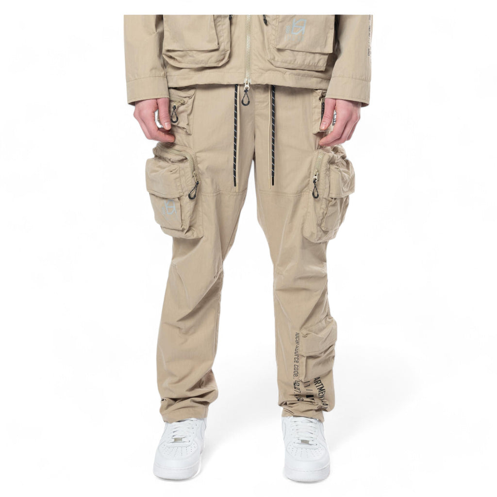 Smoke Rise Utility Nylon Cargo Pant Khaki – Purple Carpet Miami