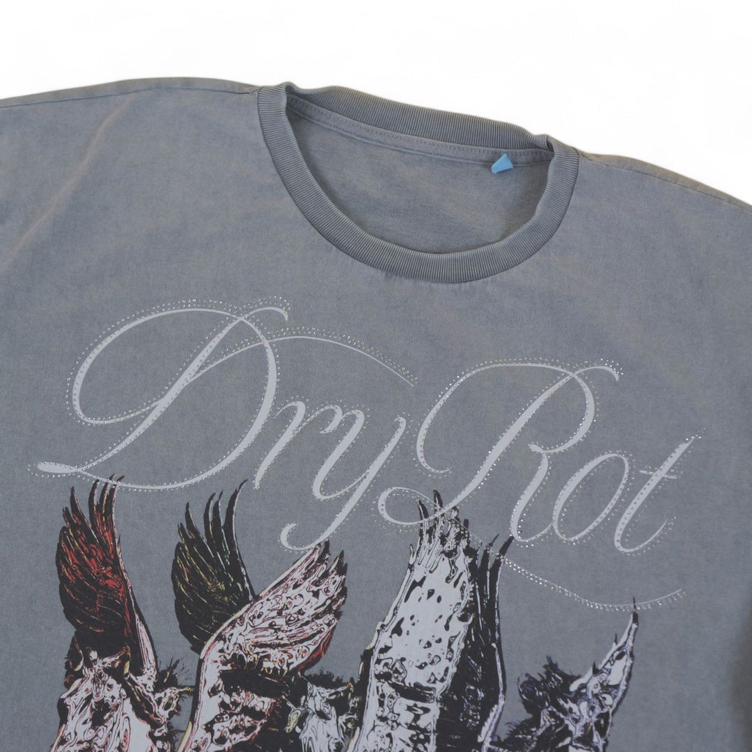 Dry Rot Pegasus Tee Grey