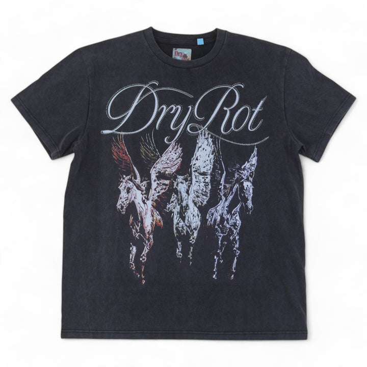 Dry Rot Pegasus Tee Black