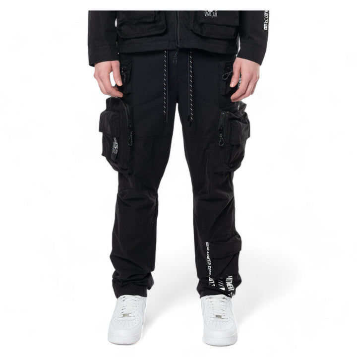 Smoke Rise Utility Nylon Cargo Pant Black