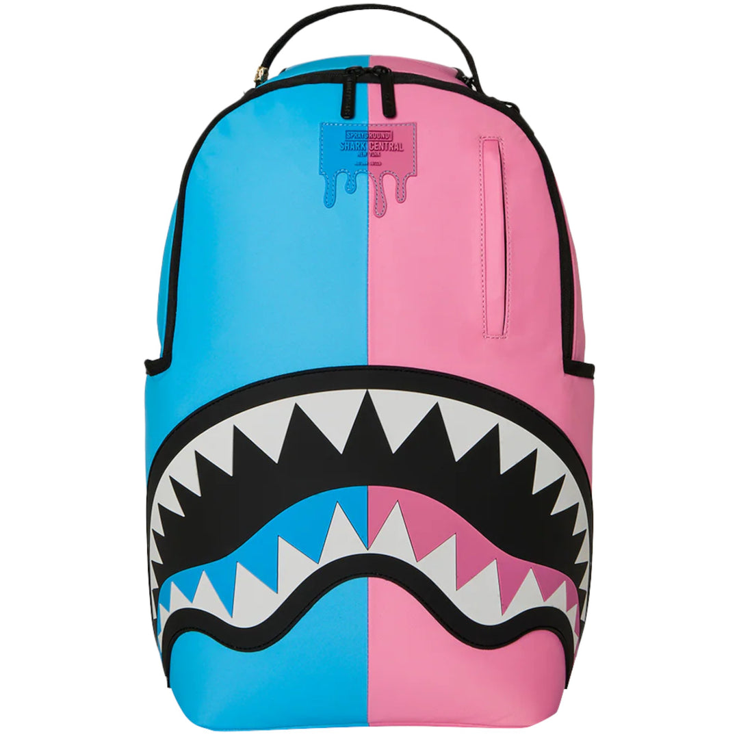 Sprayground SHARK CENTRAL COTTON CANDY SPLIT DLXSV BACKPACK