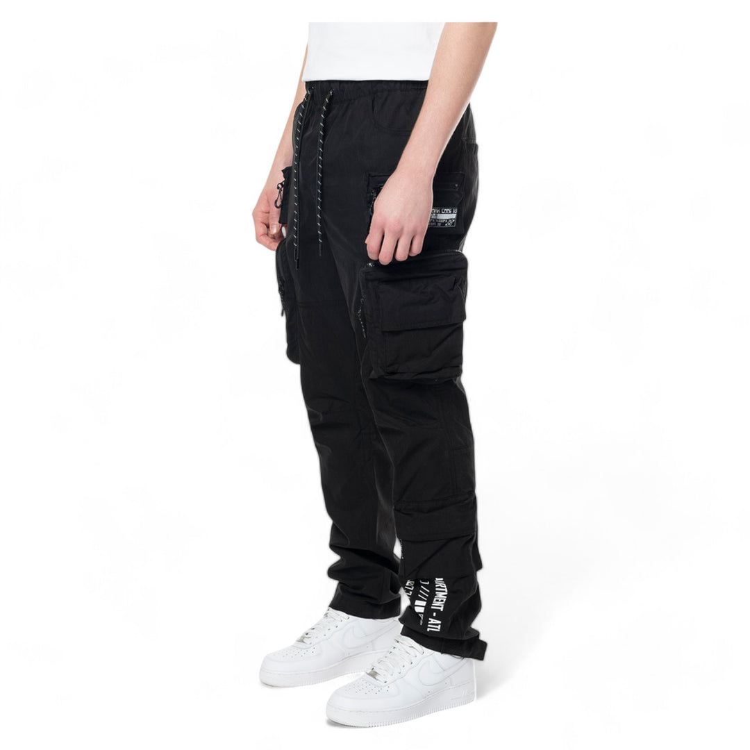 Smoke Rise Utility Nylon Cargo Pant Black