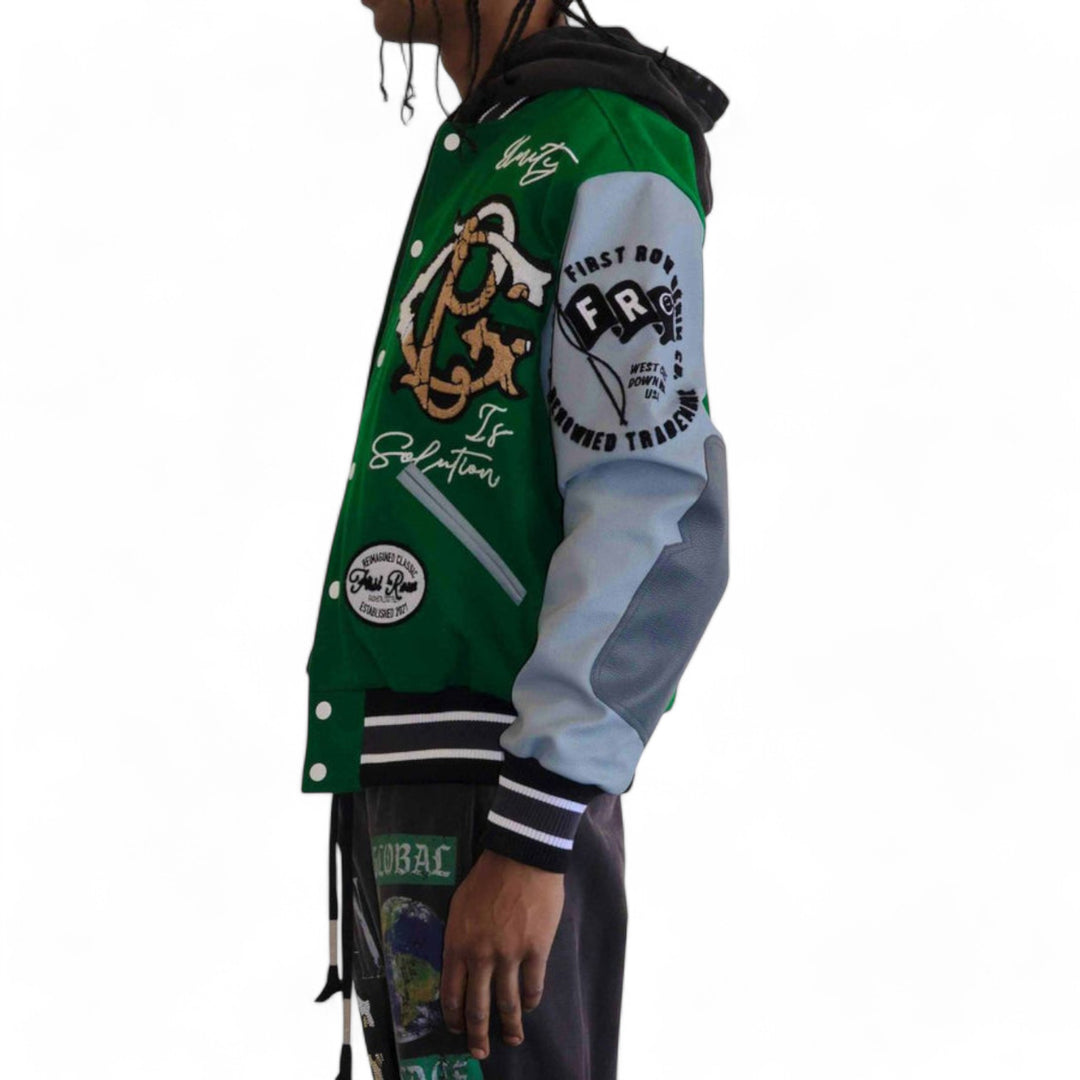 First Row Global Peace Multi Patches Jacket