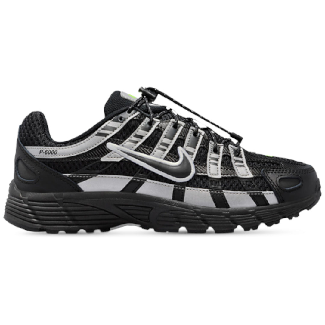 Nike P-6000 GS Black Metallic Silver Vol