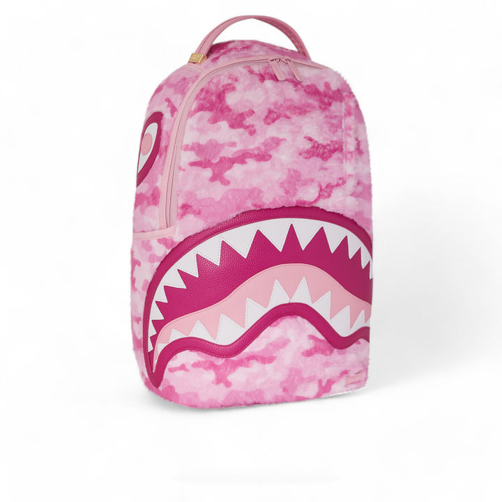 sprayground furrrocious in pink backbag