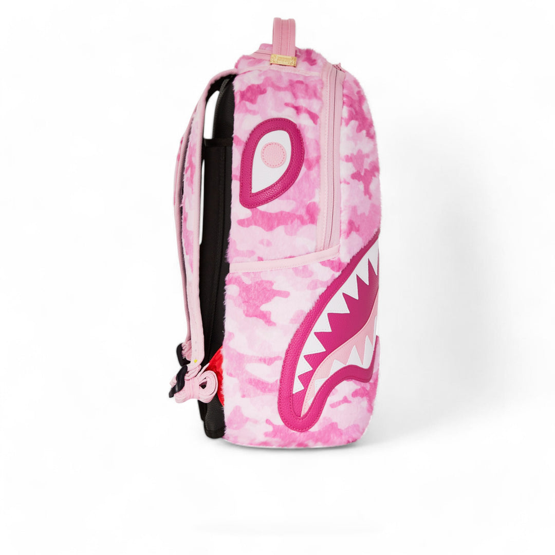 sprayground furrrocious in pink backbag