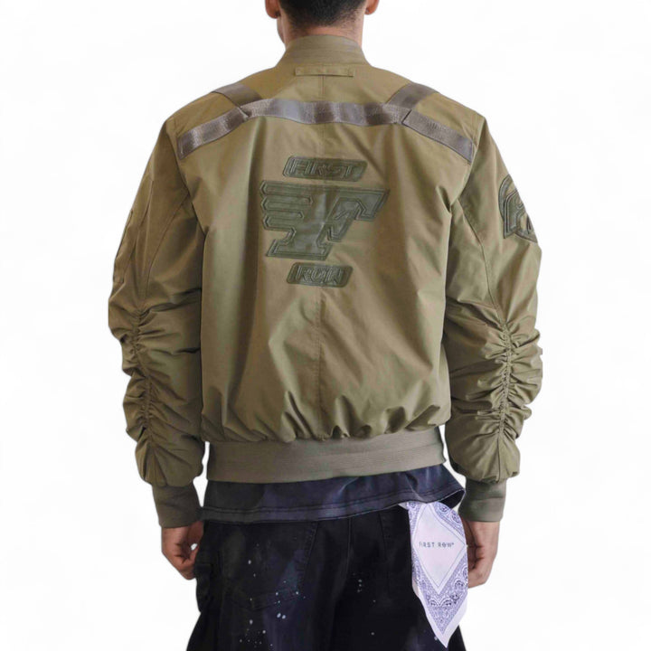 First Row Utility M A-1 Tape Jacket Olive