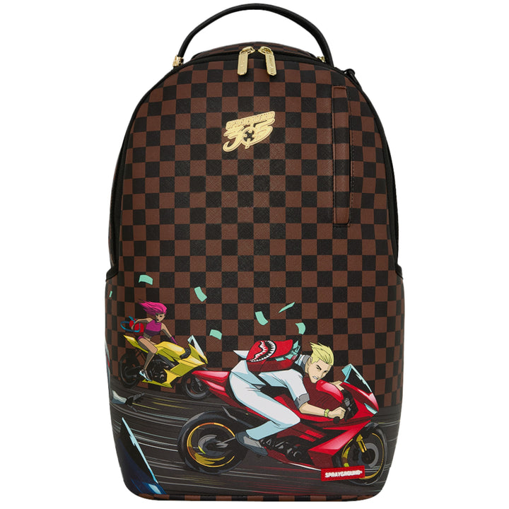 Sprayground 305 CHECK MOTORCYCLES DLXSV BACKPACK