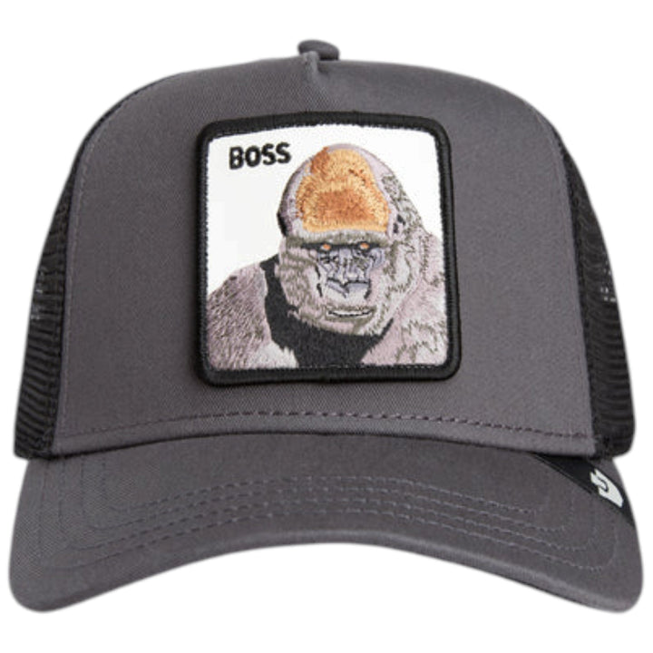 Goorin Bros. The Boss Trucker Oil Gray
