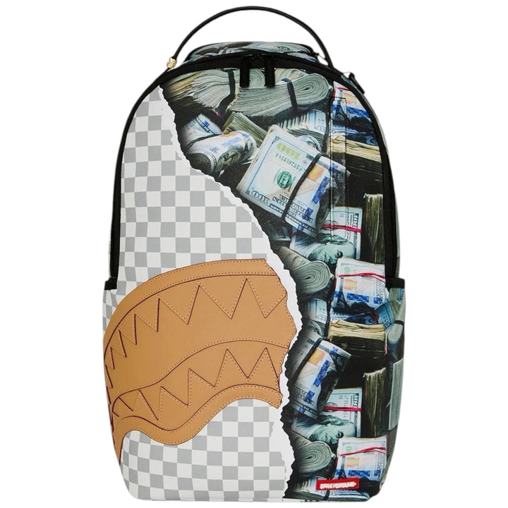 Sprayground CREAM CHECK FULL OF CASH DLXSV BACKPACK
