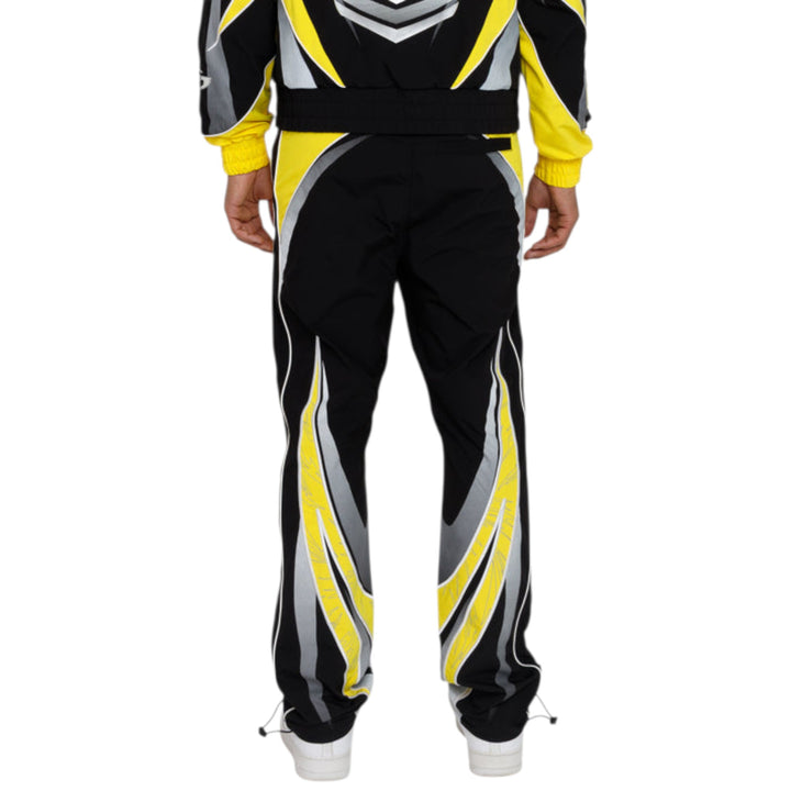 Smoke Rise Rising Colorblock Windbreaker Pants Cyber Yellow
