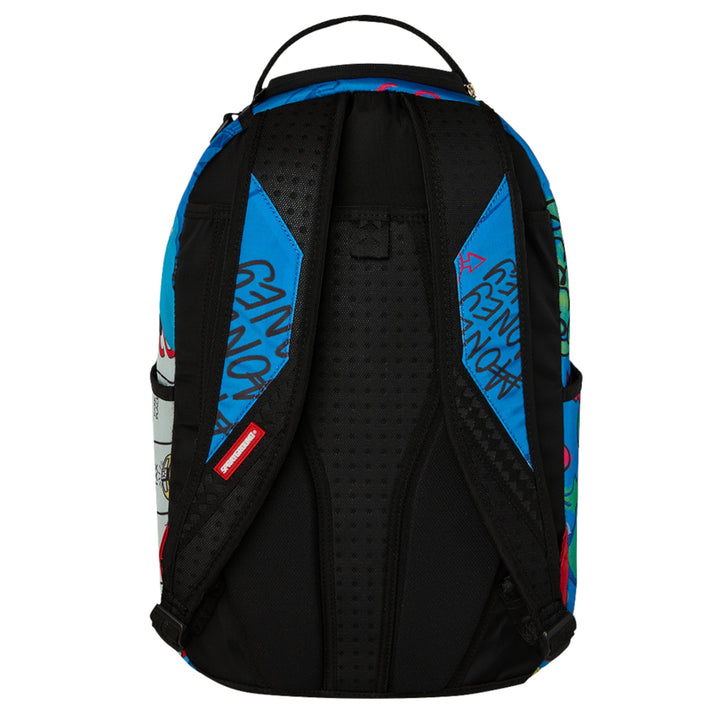 Sprayground MONOPOLY BLUE TEAR THROUGH DLXSR BACKPACK
