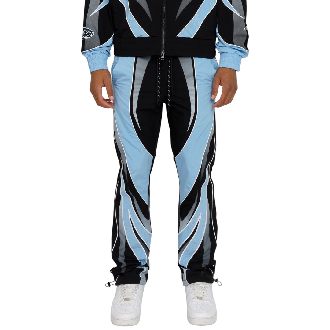 Smoke Rise Rising Colorblock Windbreaker Pants Blue Bell