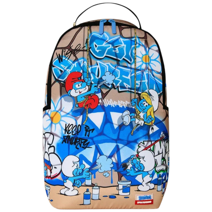 Sprayground SMURFS ART PARTY DLXSR BACKPACK