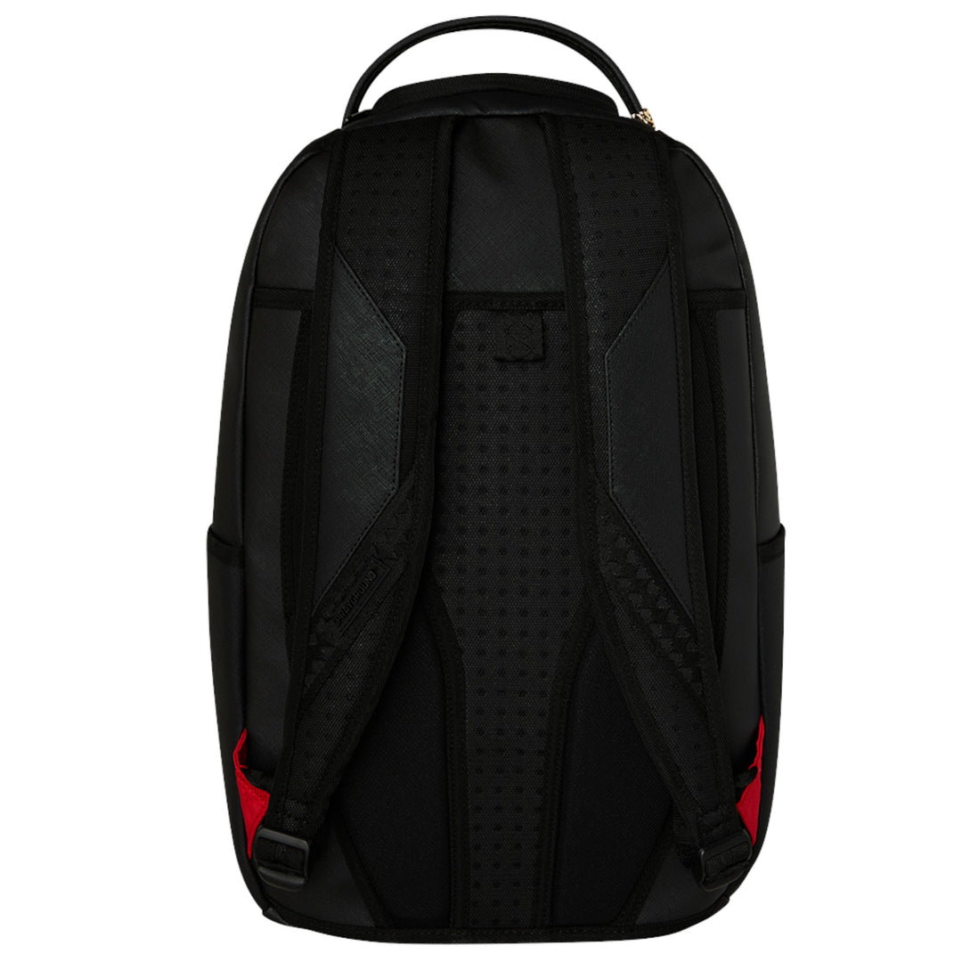 Sprayground BLACKED OUT EMBOSSED GOLD TOOTH DLXSV BACKPACK