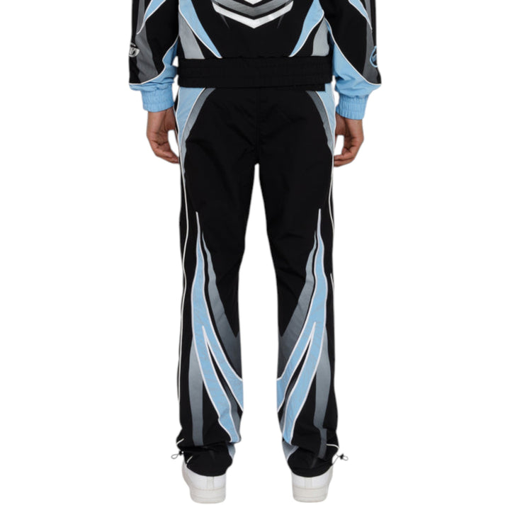 Smoke Rise Rising Colorblock Windbreaker Pants Blue Bell
