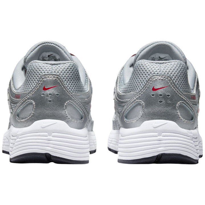 Nike P-6000 Metallic Silver Gym Red