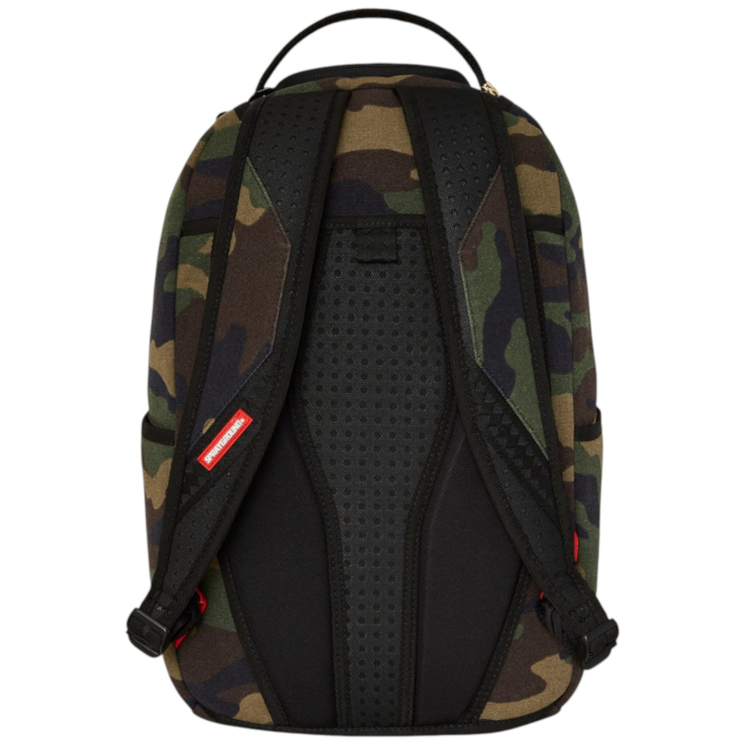Sprayground Summer '25 SHARK CENTRAL CAMO DLXS BACKPACK