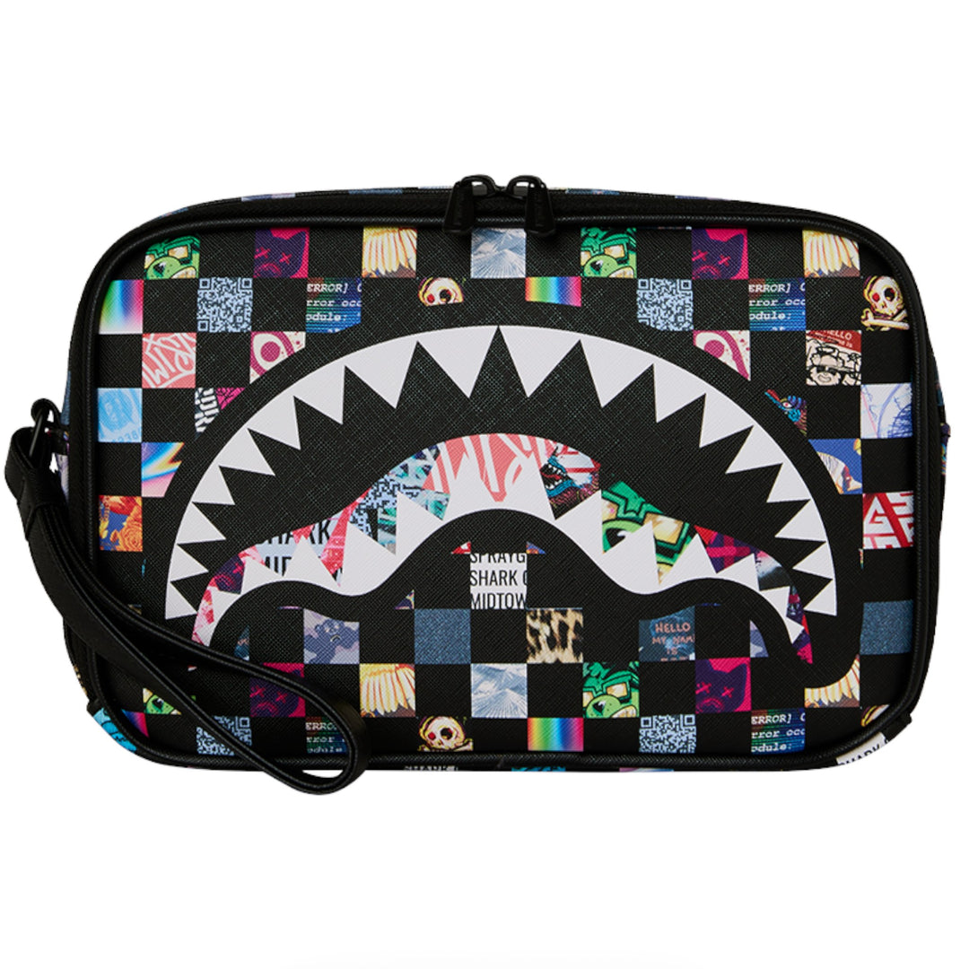 Sprayground CRAZY CHECK TOILETRY BRICK