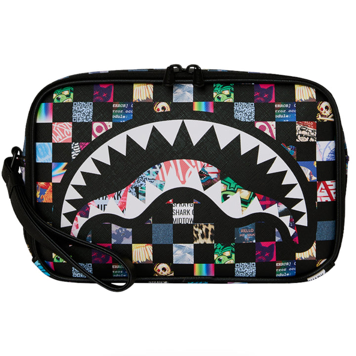 Sprayground CRAZY CHECK TOILETRY BRICK
