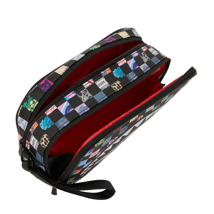 Sprayground CRAZY CHECK TOILETRY BRICK