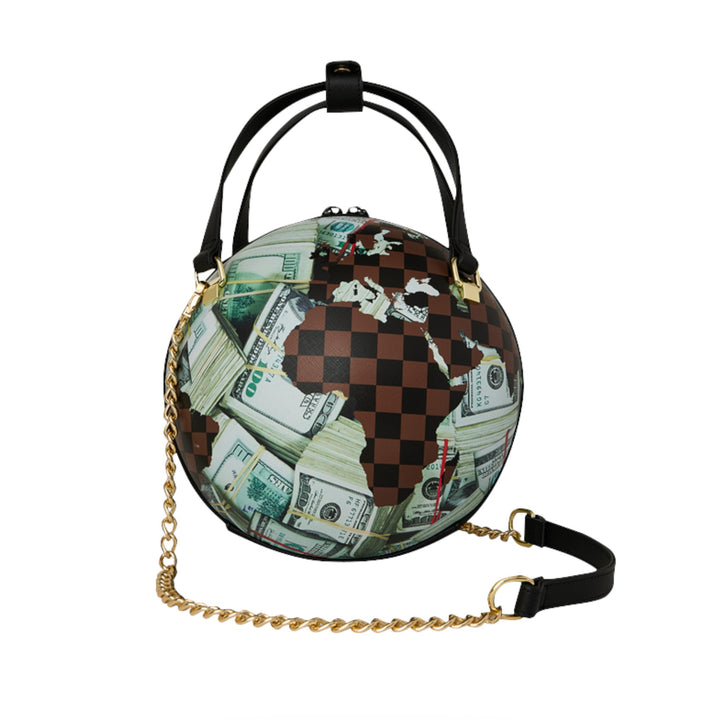Sprayground MONEY BANKS GLOBE HANDBAG