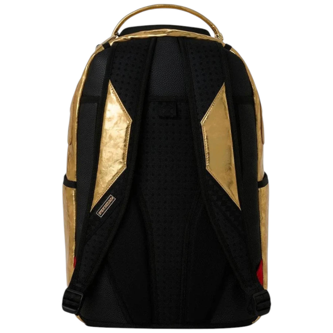 Sprayground SHARK CENTRAL GOLD LETTERING DLX BACKPACK