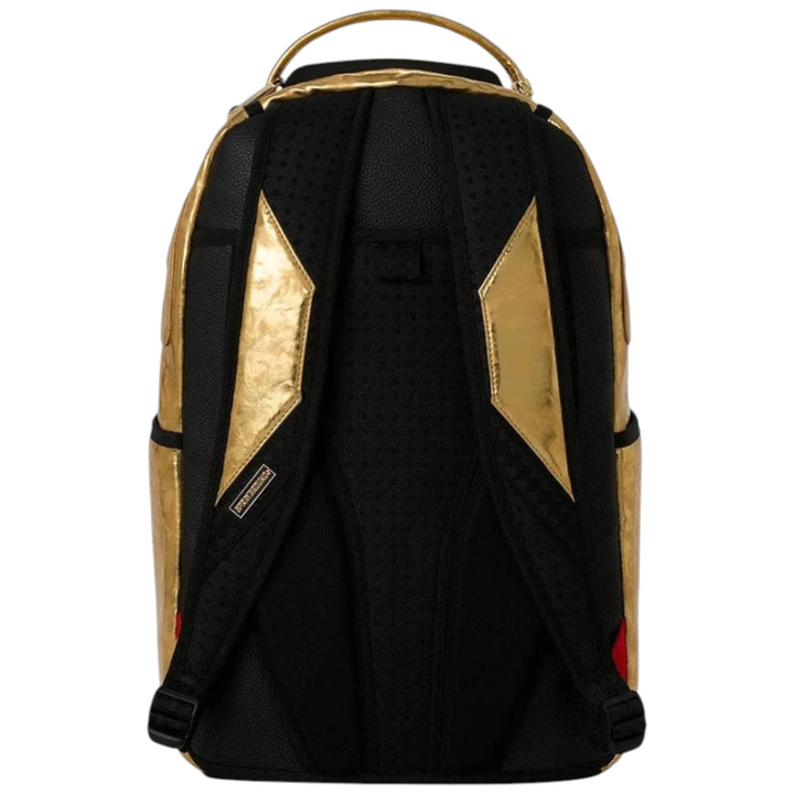 Sprayground SHARK CENTRAL GOLD LETTERING DLX BACKPACK