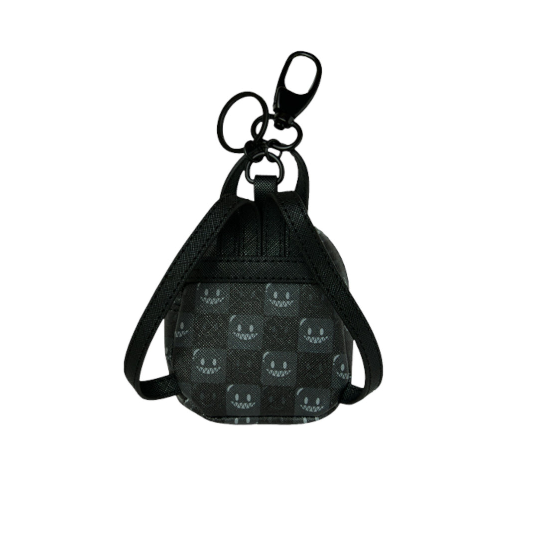 Sprayground SHARKS IN PARIS WTF BUBBLY BLACK CHECK KEYCHAIN