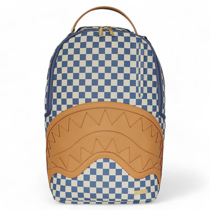 sprayground letter checkers  backbag