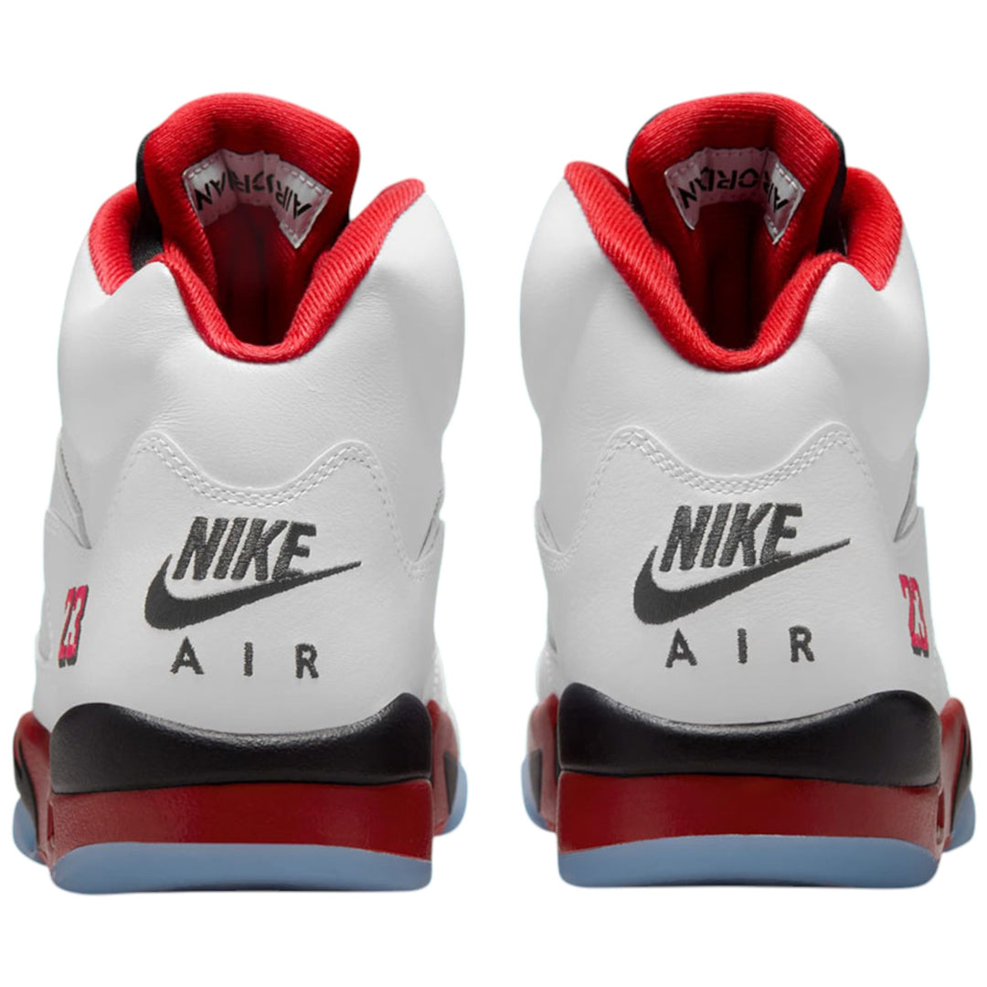 Air Jordan 5 Retro Fire Red Black Tongue