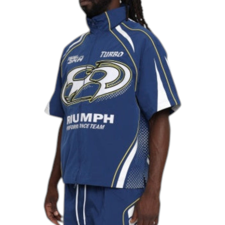 Smoke Rise Triumph Woven Shirt Surf Blue